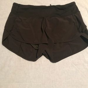 Lululemon Black Speed Short Size 4